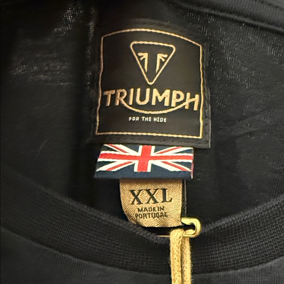 Triumph Midnight Black Short Sleeve Tee - Picture 2 of 4